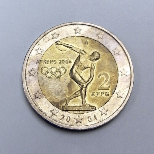 Eur euro coin 2004 greece - eur,