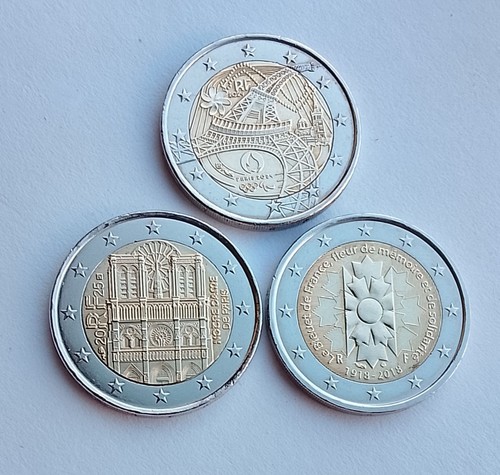 France euro coins - france,