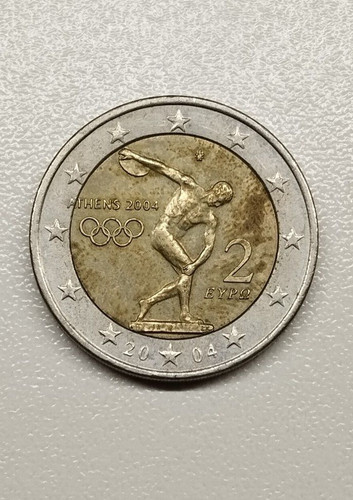 Rare euro coin 2004 greece - 2004,