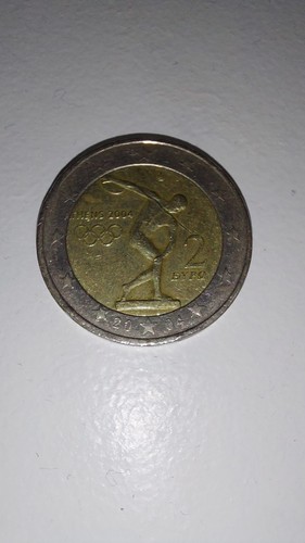 Euro coin athens olympics - euro,