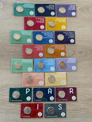 Lot euro france 2021 - 20, x