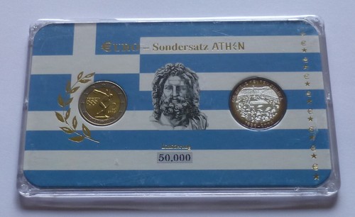 Greece euro 2004 with - euro, silver