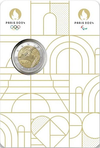 Euro coin france 2024 the - euro,