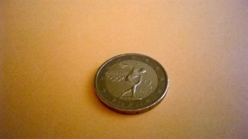 Greece euro coin - greece, olympic